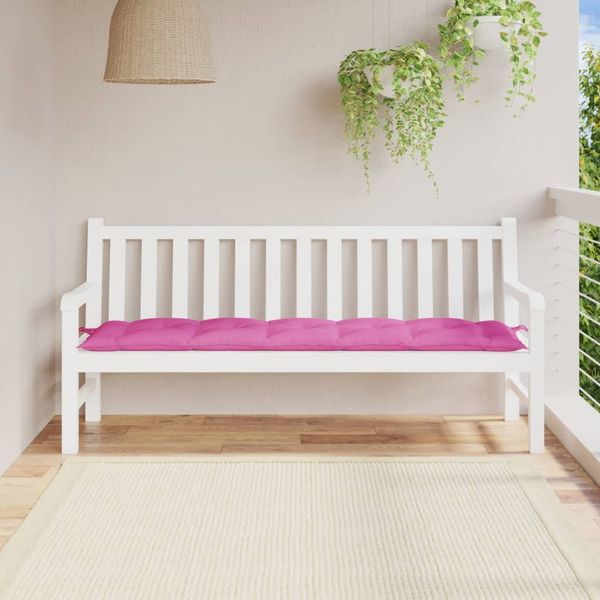 vidaXL Gartenbank-Auflage Rosa 180x50x7 cm Oxford-Gewebe 361638