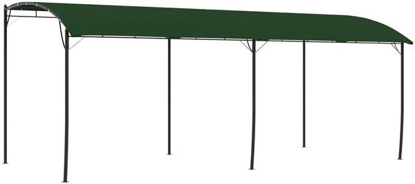 vidaXL Pavillon 6 x 3 x 2,55 m Grün Stoff und Aluminium 180 42030541