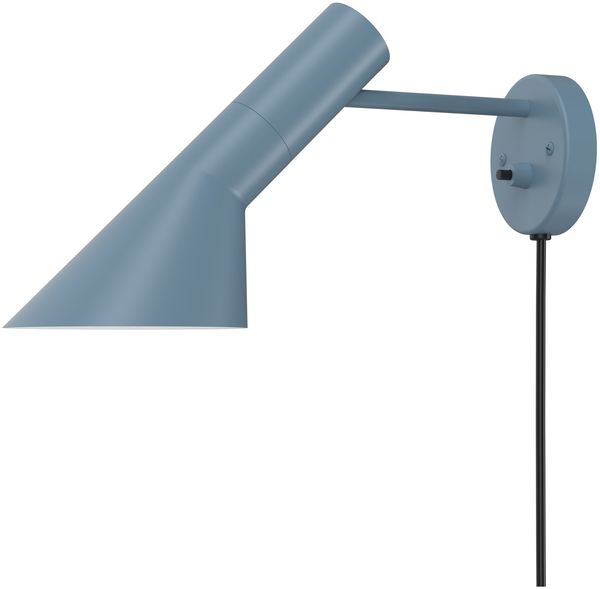 AJ Wandleuchte mit Kabel dusty blue