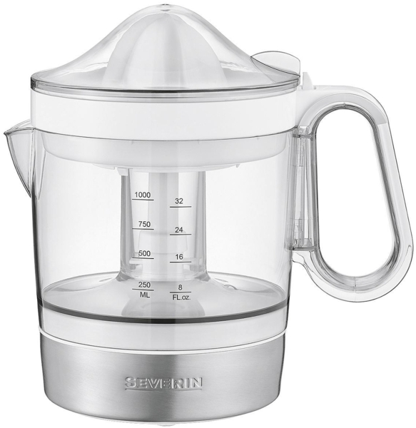 Severin Citruspresse Edelstahl-gebürstet weiß 40W, 1 L