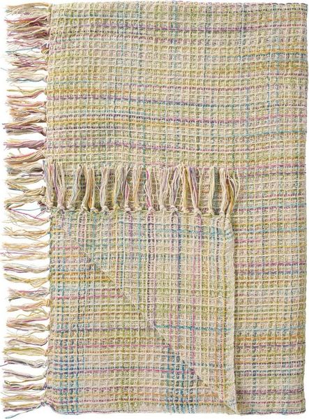 Ib Laursen - Decke Plaid Kuscheldecke Wohndecke Grün Blau Türkis 65048-00