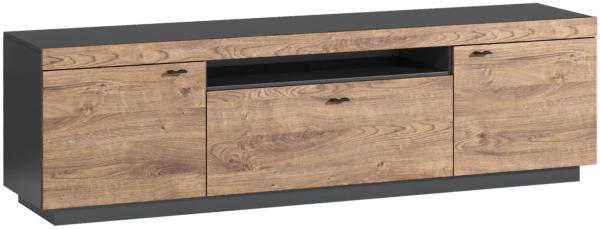 Backofenumbauschrank Rimini 60x207cm matt lackiert Farbe: RAL 3004 purpurrot matt / lava RI-D14/RU/2D