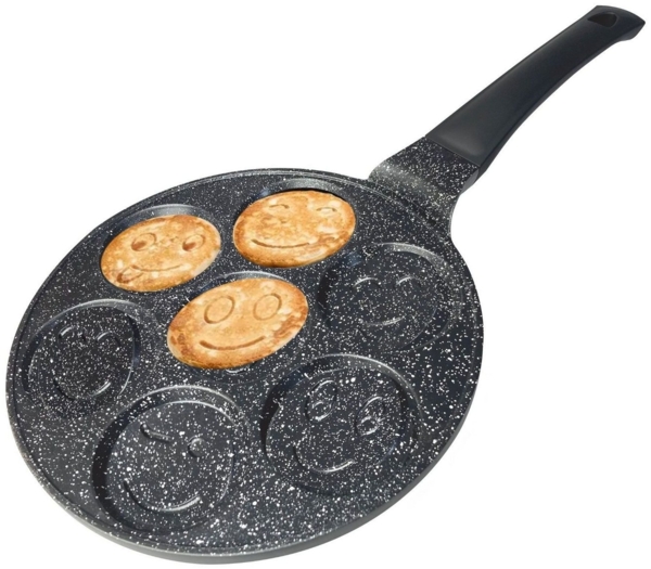 Pfannkuchen Emoij Cartoon Pfanne Alu-Guss Ø26cm Induktion Cheffinger CPSM