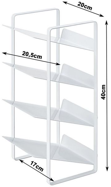 Yamazaki Küchenregal Tower Flaschenregal Metall Schrankregal 4 Ebenen, Flaschenhalter, Flaschenregal mit 4 Etagen, Metallgestell