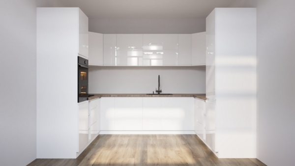 ROYAL24_MARKT Küchenzeile in U-Form K102-G780 - Aspen - Rundum gut organisiert, (Komplett Set), Hochwertig - Modern - Exklusiv. Bild 5