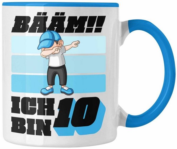 Trendation Tasse Trendation - 10 Geburtstag Junge Jungen Geschenke Tasse 10er Geburtsta