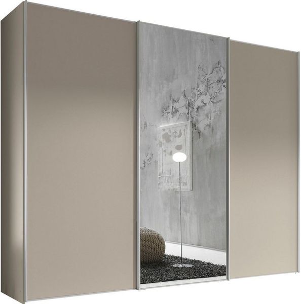 Staud Schwebetürenschrank, Spanplatte, Sand, H240 x B249