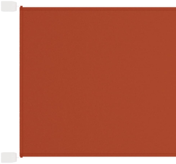 vidaXL Senkrechtmarkise Terrakotta 180x1000 cm Oxford-Gewebe 148372