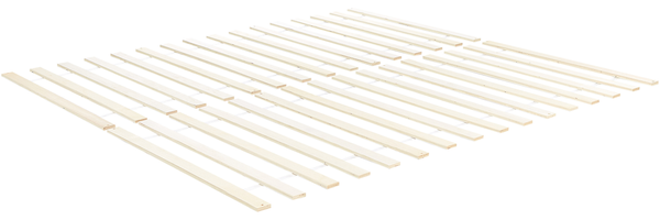 Bett mit Lattenrost VANNES 160 x 200 cm Holz Heller Holzfarbton Bild 6
