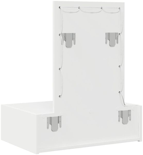 vidaXL Schminktisch mit Schubladen Weiß 60 x 40 x 70 cm Holzwerkstoff 865217 Bild 7