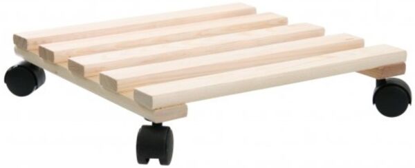 Pflanzenroller 35 x 35 cm - max 100 kg, mit 4 Rollen, für Garten, Terrasse & Balkon