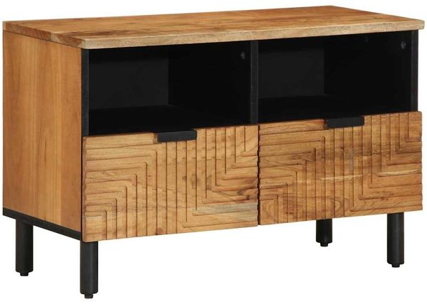vidaXL TV-Schrank 70x33x46 cm Massivholz Akazie 4017757