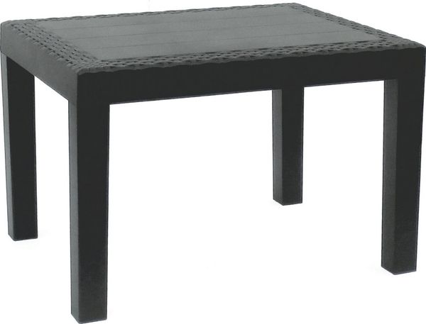 Jack Beistelltisch Kunststoff Rechteck 59x46x40cm Garten Außen Lounge Balkon