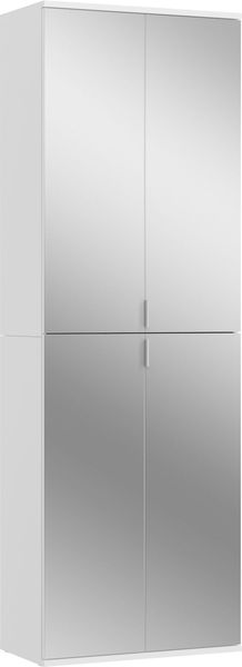 Großer Spiegelschrank Projekt X - Weiß / Spiegelglas