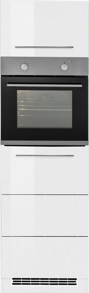 KOCHSTATION Backofenumbauschrank KS-Wien 60 cm breit, 200 cm hoch, für autarken Backofen