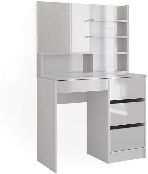 Schminktisch Sherry Weiß 80 cm mit Spiegel Vicco