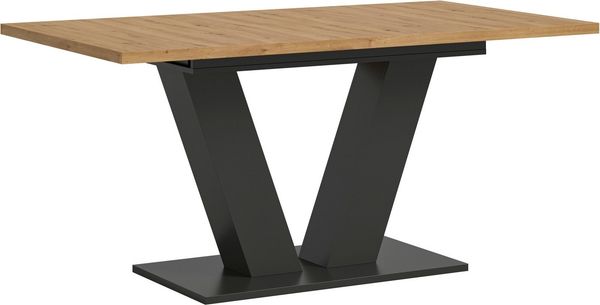 INOSIGN Esstisch Motus, ausziehbar 150 -190 cm, inklusive 40 cm Einlegeplatte, V-Gestell mit Bodenplatte, Tisch, Küchentisch, Esszimmer, Küche