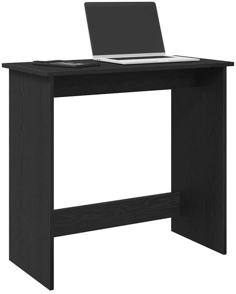vidaXL Schreibtisch Schwarz 80x40x75 cm Holzwerkstoff 860455