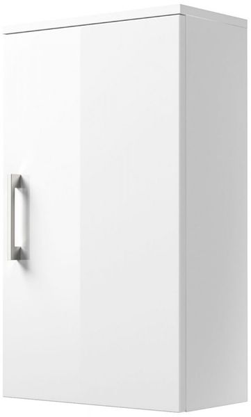 Badmöbel Hängeschrank Rima Hochglanz weiß 40x68 cm