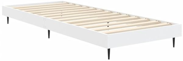 vidaXL Bettgestell Weiß 75x190 cm Holzwerkstoff 832309 Bild 5