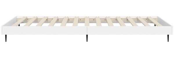 vidaXL Bettgestell Weiß 75x190 cm Holzwerkstoff 832309 Bild 7