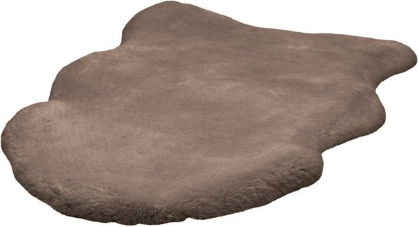 Padiro Fellteppich Rabbit Light Sheepskin 825, fellförmig, Höhe: 23 mm, weiches Fellteppich-Imitat, Schlafzimmer, Kinderzimmer