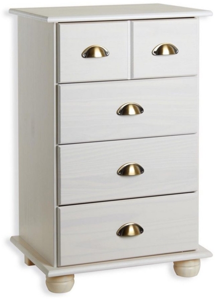 IDIMEX Kommode COLMAR, Kommode COLMAR, Schubladenschrank Apothekerschrank mit 4 Schubladen