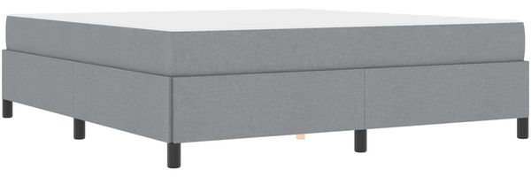vidaXL Boxspringbett Hellgrau 180 x 200 cm Stoff 3398878 Bild 4