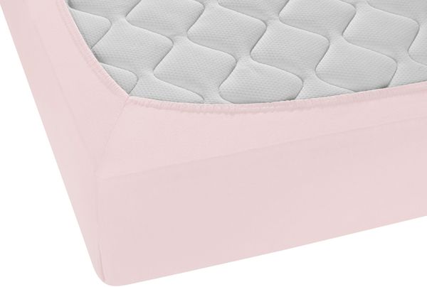 biberna Feinjersey-Spannbetttuch 0077144, rose, 1x 140x200 cm - 160x200 cm Bild 2