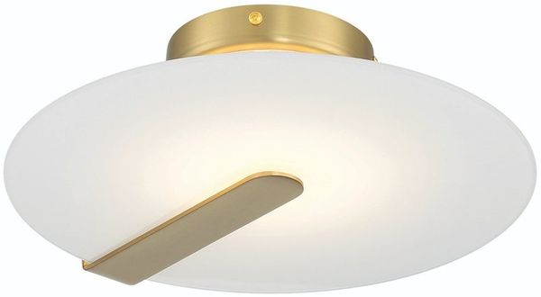 Elstead Lighting LED Decken- und Wandleuchte Nuvola 31cm Gold 3000K