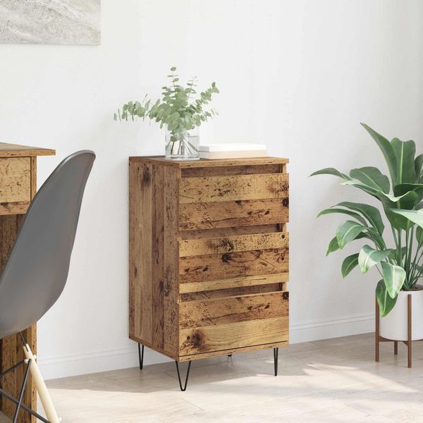 vidaXL Sideboard Altholz 40 x 35 x 70 cm Verbundholz und Eisen 881705