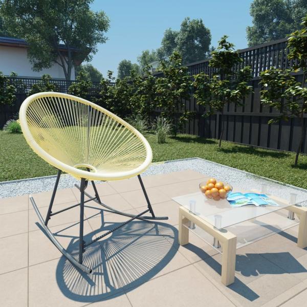 vidaXL Acapulco-Gartenstuhl Poly Rattan Beige 313140