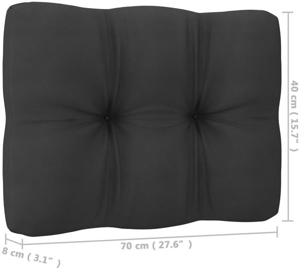vidaXL 6-tlg. Garten-Lounge-Set mit Kissen Kiefer Massivholz 3076590 Bild 11