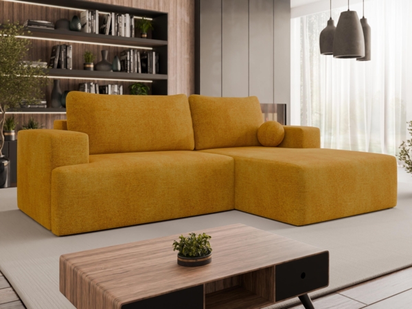 Ecksofa Mivo (Farbe: Wave 05, Seite: Rechts)