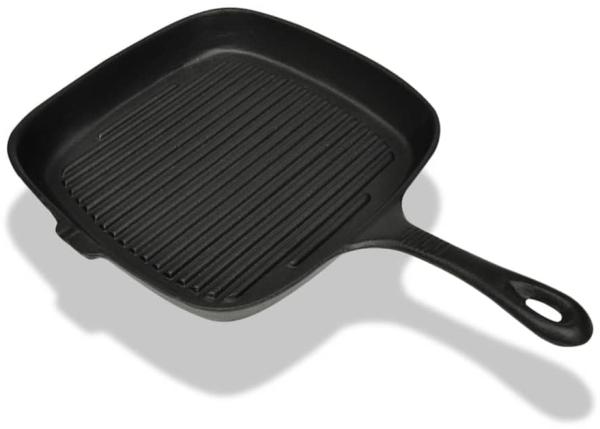 vidaXL Grillpfanne Gusseisen 24 x 23 cm 50123