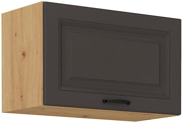 Hängeschrank 60 cm Stilo Grau + Eiche Artisan Küchenzeile Küchenblock Küche