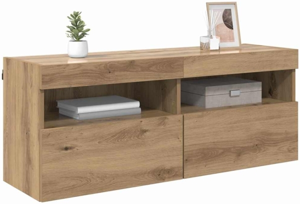 vidaXL TV-Wandschrank Artisan-Eiche 100 x 30 x 40 cm Holzwerkstoff 882984 Bild 2