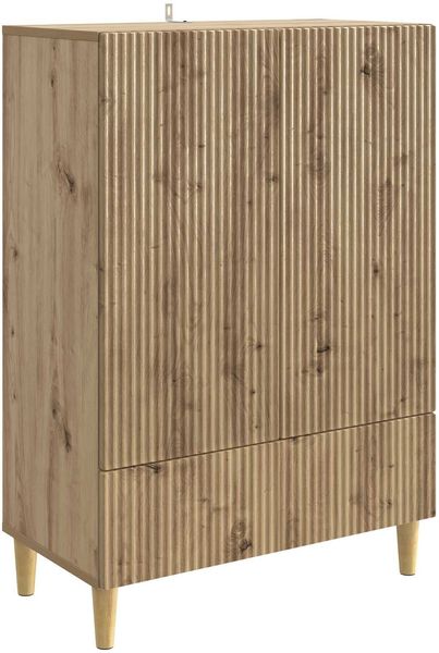 vidaXL Sideboard Artisan-Eiche 66 x 34,5 x 95 cm Holzwerkstoff 894674