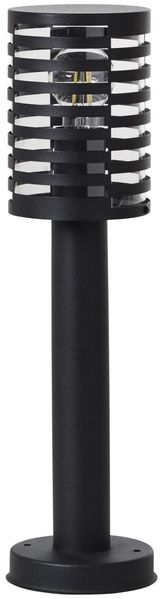 Brilliant Leuchten No. 96425-76 Außensockelleuchte Venlo schwarz matt IP44 E27 50cm