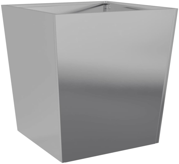 vidaXL Pflanzkübel 50x50x50 cm Verzinkter Stahl 851076