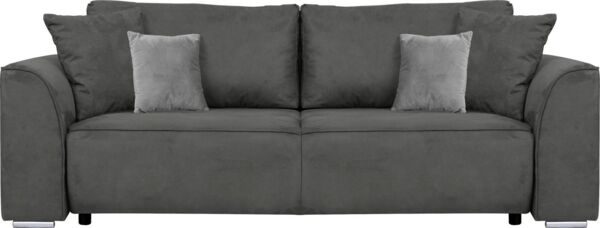 INOSIGN 3-Sitzer Beatrice Schlafsofa, wahlweise auch mit Bettfunktion und Bettkasten, incl. 2 Zierkissen