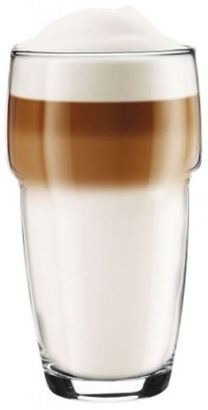 6 stapelbare Latte Macchiato Gläser 300ml Kaffeegläser Cappuccino- Teegläser