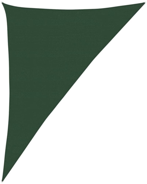 vidaXL Sonnensegel 160 g/m² Dunkelgrün 4x5x6,8 m HDPE 311486