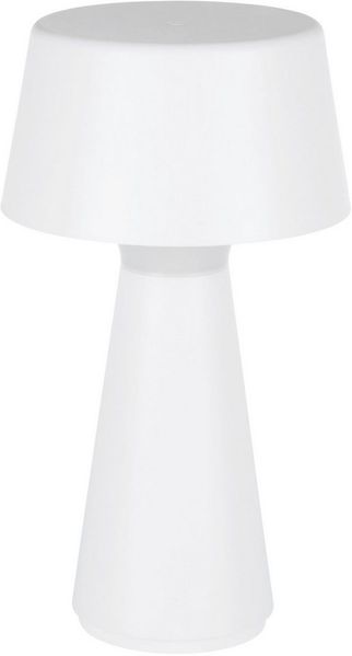 EGLO LED Tischlampe außen Scorrano, Akku Nachttischlampe touch dimmbar, Outdoor Tischleuchte kabellos, aufladbar per USB, Ku