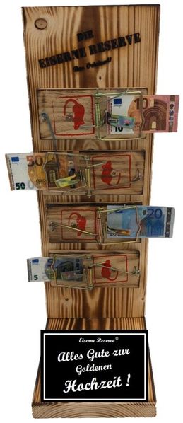Eiserne Reserve® Geschenkbox Alles Gute zur Goldenen Hochzeit - Eiserne Reserve - Mausefalle Geldge