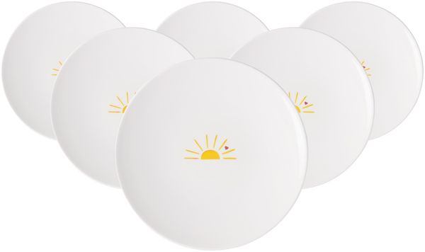 Villeroy & Boch With Love Frühstücksteller ø 21,2 cm Hello Sunshine 6er Set