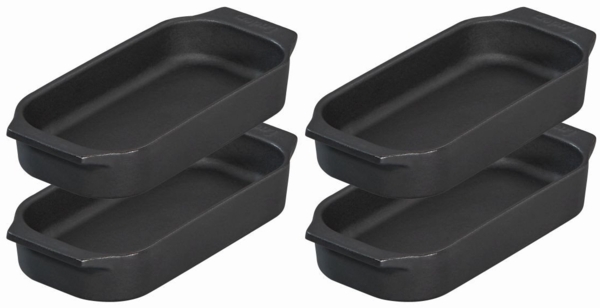 Enders® Tapas-Schale, Gusseisen, (4-tlg), Tapasschalen 4er-Set aus Gusseisen Küchen-Zubehör Auflaufform BBQ