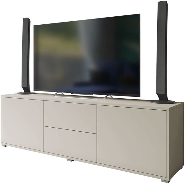 TV Lowboard Gesita 2D2SZ (Farbe: Cashmere)