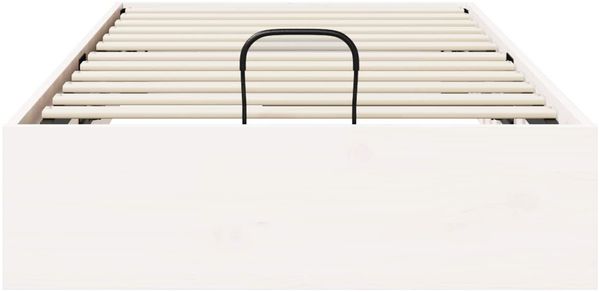 vidaXL Ottoman Bettgestell mit Stauraum Weiß 75 x 190 cm 3418760 Bild 7