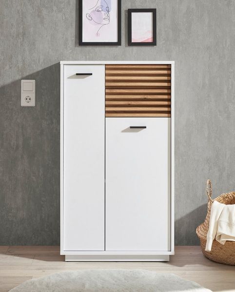 BASIC by Balculina Midischrank Liguria B/H/T 60x106x35 cm (1-St) Breite 60cm, Unterflurauszug, FSC-Mix 70%